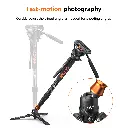 Tripode Monopie Coman DX327CQ6 Cabezal Fluido 173 cm