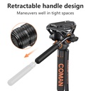 Tripode Monopie Coman DX327AQ6 Cabezal Fluido 173 Cm