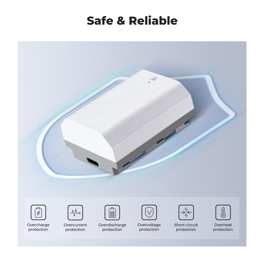 Bateria Kf Concept Sony Np-fz100 Carga Rapida Usb C 2600mah