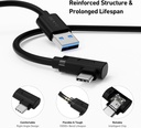 Cable Tipo C Benfei 4.9 Mts Data Transfer, USB 3.0 to USB C Compatible Oculus/Meta Quest 3, Quest2/Pro/Pico 4 