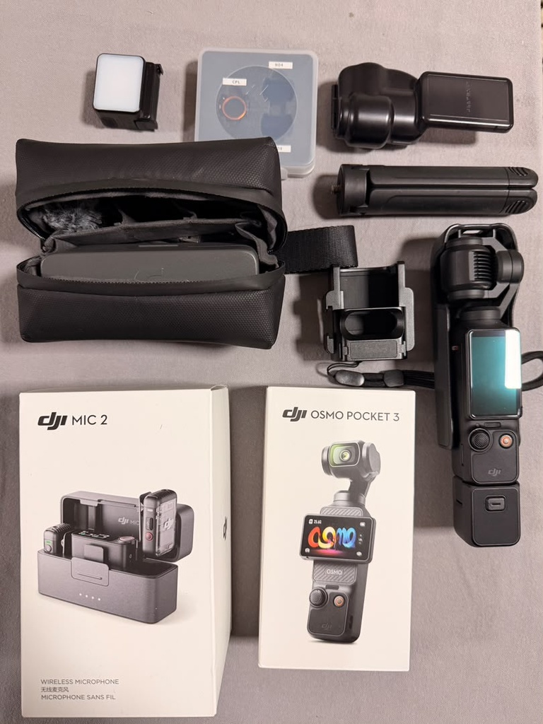 Camara Dji osmo pocket 3 + DJI Mic 2 USADO