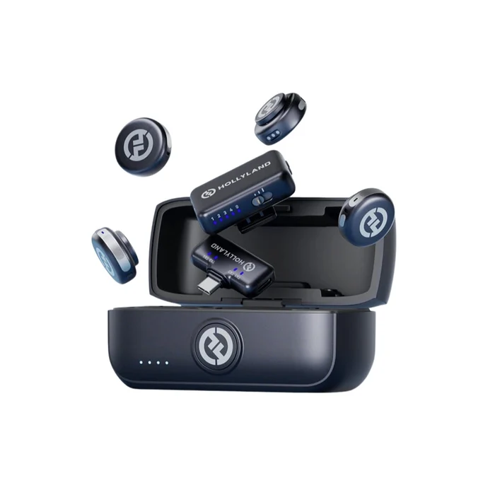 Microfono Balita Inalambrico Hollyland Lark M3 Combo 4TX 2RX USB C