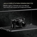 Jaula Tilta para Camara Sony FX2 Nato Gris Titanio