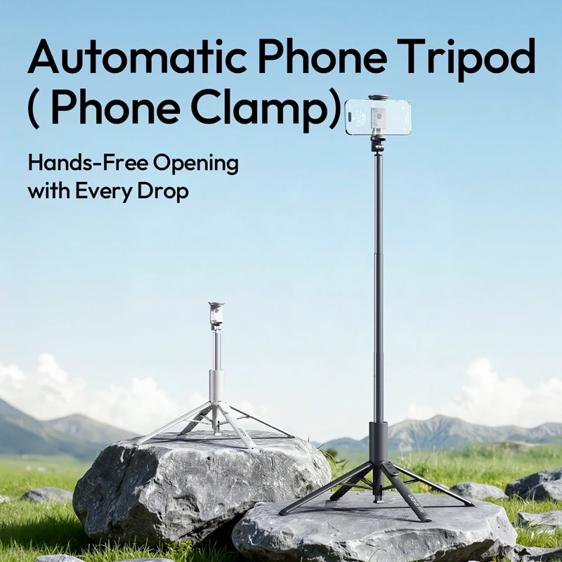 Tripode Selfie Stick Ulanzi MT86 Apertura Instantánea Bluetooth Smartphone 1,5mts