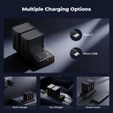 Kit 2 Baterias Np-F970 6600mah para Sony K&f Concept + Cargador