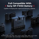 Cargador Rapido SMALLRIG NP-FW50 Carga dual 11W