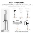 Paral Estudio Stand Heavy Duty K&F Concept con Ruedas 305cm