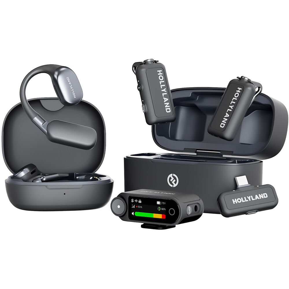 Microfono Balita Inalambrico Hollyland LARK MAX 2 Ultimate Combo