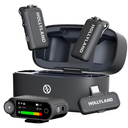 Microfono Balita Inalambrico Hollyland LARK MAX 2 Combo