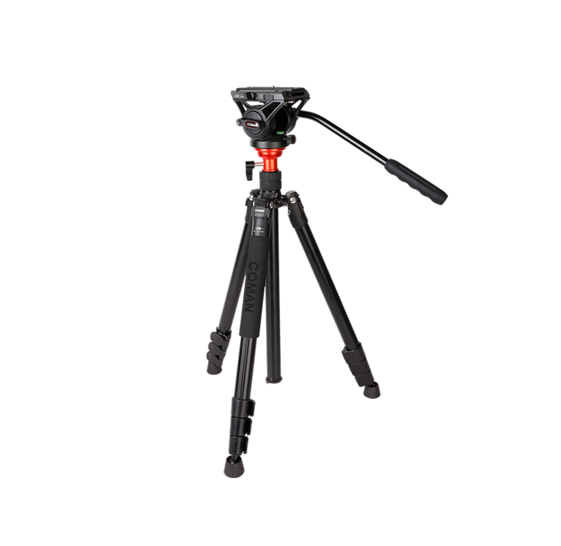 Tripode Coman DF06 Cabezal Fluido Q5S Video Foto 179 Cm