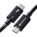 Cable USB C Thunderbolt 5 Certified Intel 1mt 80Gbps hasta 120Gbps 240W