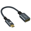 Cable Mini Hdmi Macho a Hdmi Hembra 4K 20 cm
