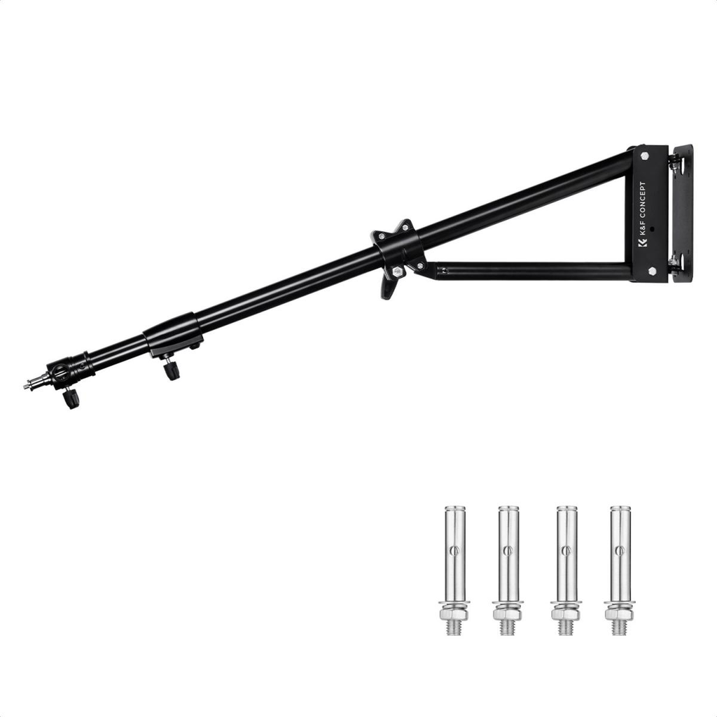 Brazo de Extensión Triangular de Pared KF CONCEPT de 180 cm para luces de video