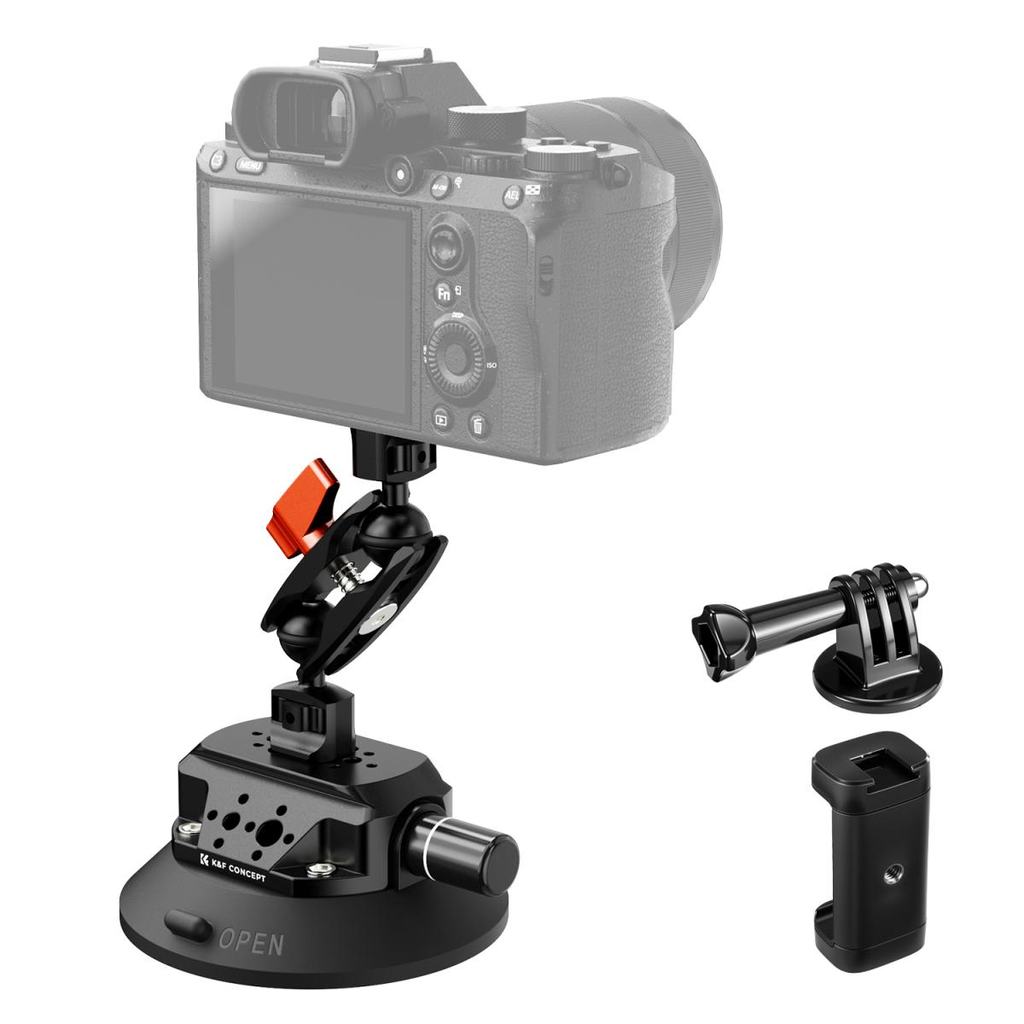 Soporte Ventosa Fuerte Kf Concept MS43 Smartphone Camaras Y Mas