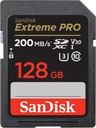  Tarjeta SD 128 GB Sandisk Extreme PRO SDXC V30 Uhs-i