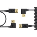 Cable Hdmi 4K 30 cm Liso + 1 Mts trenzado 2 Pack Portkeys