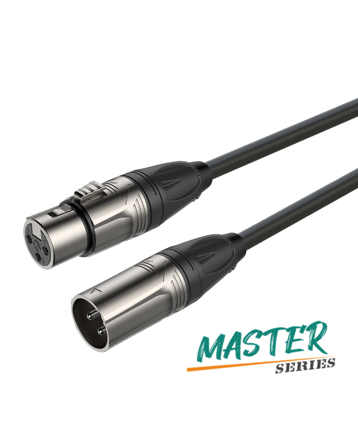 Cable XLR Macho Hembra ROXTONE Master 10 Metros