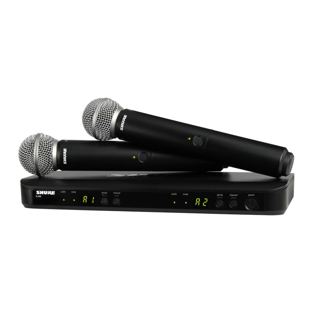 Microfono Dual Inalambrico Shure BLX288/SM58 J10