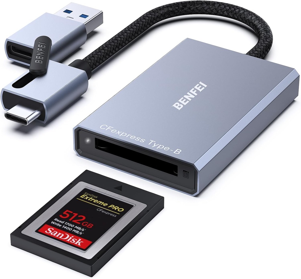 Lector de Memorias CFexpress Type B USB 3.2 Benfei