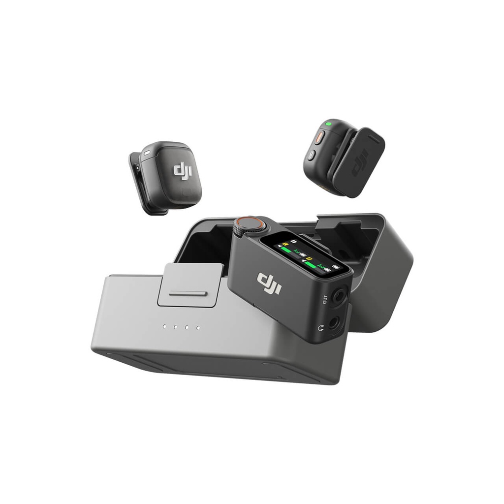 Microfonos Dji Mic 3 Inalambricos Dual kit 32 Bit Flotantes 2 TX + 1 RX