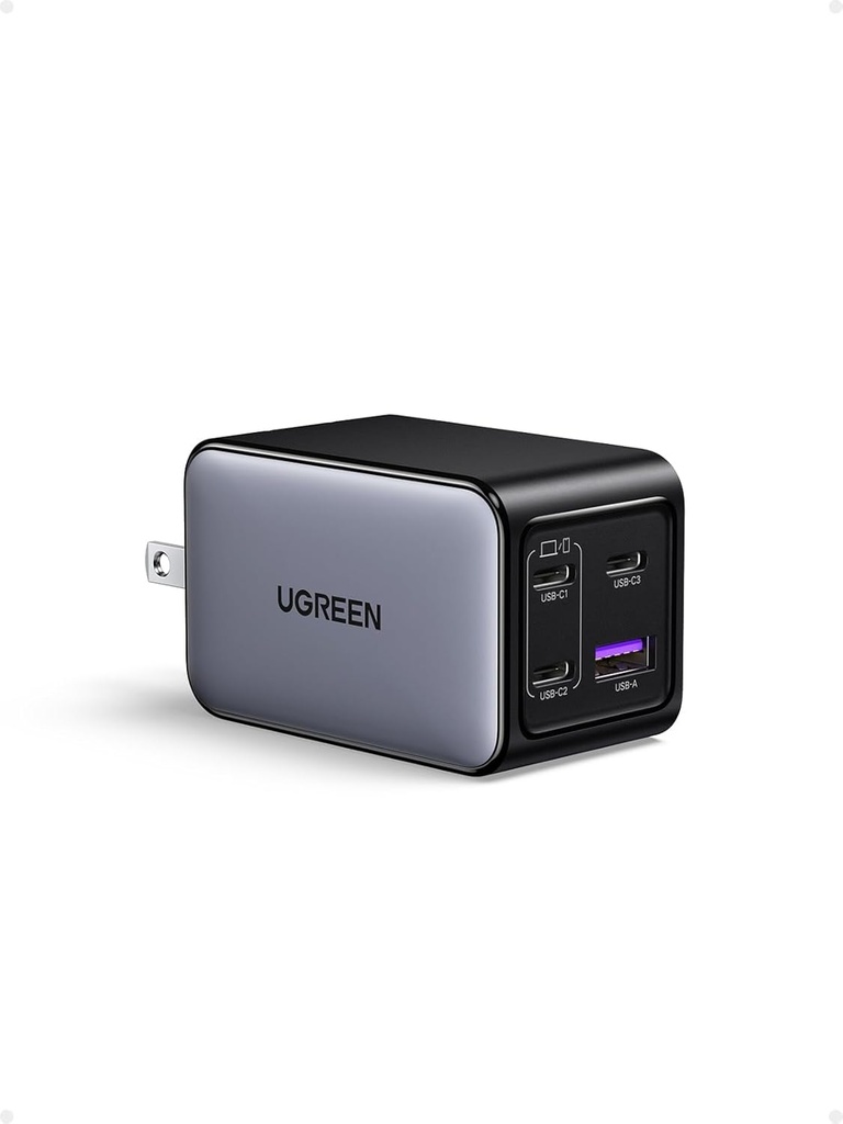 Cargador Rapido GAN 3x USB C 1x USB A Nexode UGREEN 65W