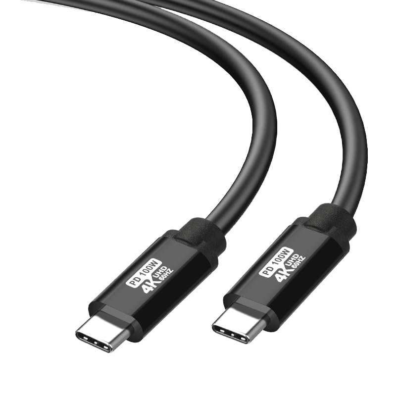 Cable USB-C a USB-C de 15 Metros 4K60Hz GEN2x2 para Video y Sincronización