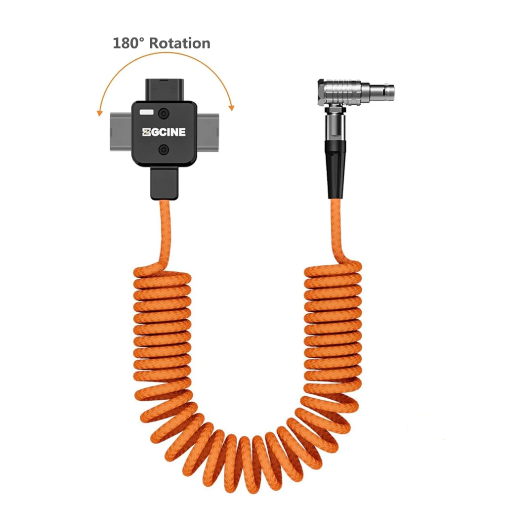 Cable Zgcine DT-LM DTap A Lemo 2Pin para RED ARRI o Sony