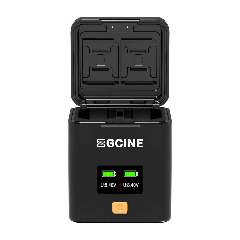 Caja de Carga Rapida USB C Dual para Baterias Canon LPE6/E6N/E6NH/E6P