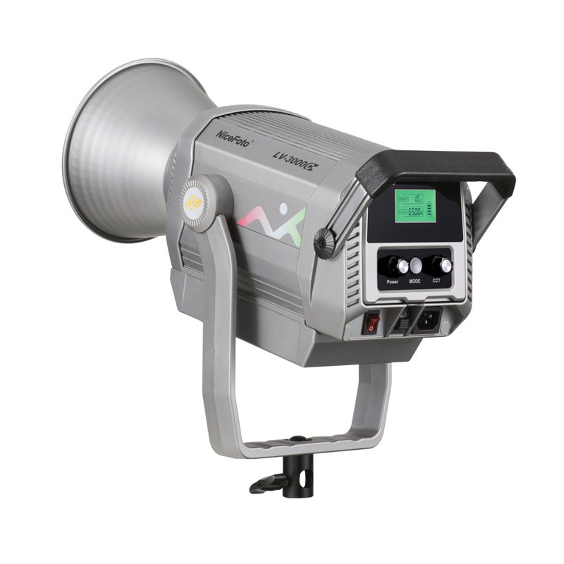Luz de video LED Nicefoto LV-3000C RGB 300W Profesional