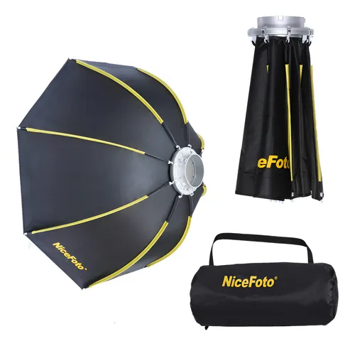 Softbox Octogonal 60cm Grid Nicefoto Bowen Mount MK-60
