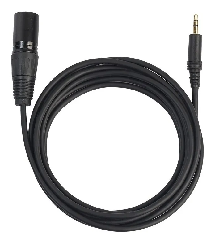 Cable Plug Estereo 3.5mm Macho a Xlr MAcho de 3mts 