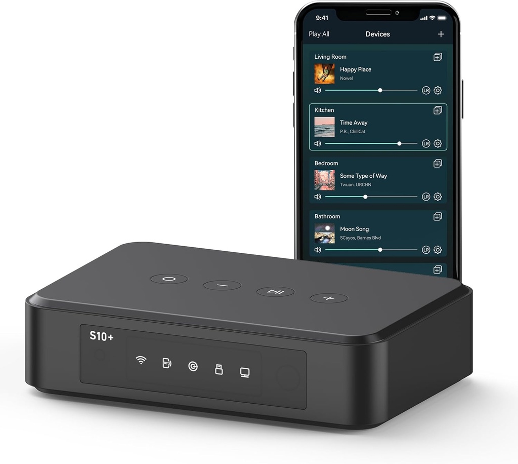 Receptor de Audio Arylic S10+ AirPlay WiFi & Bluetooth Music Streamer