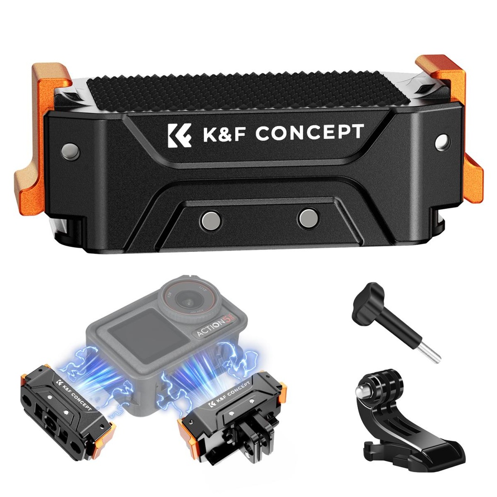 Adaptador de tripode Magnetico para DJI ACTION3/4/5 PRO K&f Concept