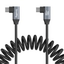 Cable Smallrig USB C Macho Macho Trenzado USB 3.2 Gen 2x2 100W 20Gbps 90 Grados 1 mts