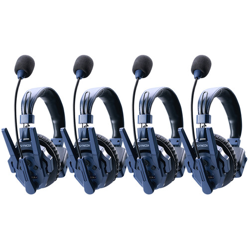 Intercomunicador Synco Xtalk Master Alcance 500 Mts Kit 4 intercom