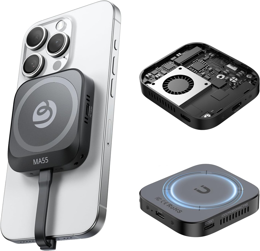 Docking Ulanzi MA55 Magsafe SSD Enclosure Soporta NVMe 2230 / 2242 hasta 2TB