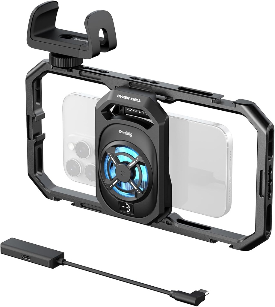 Estabilizador Rig SMALLRIG Refrigerado Hyper Chill Sin Grips
