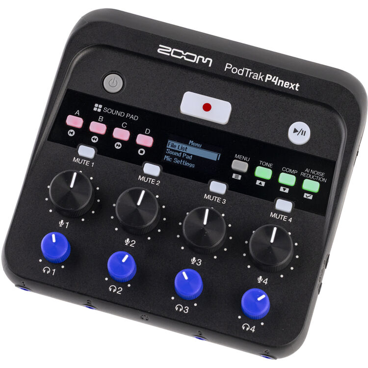 Grabador Para Podcast Zoom PodTrak P4next