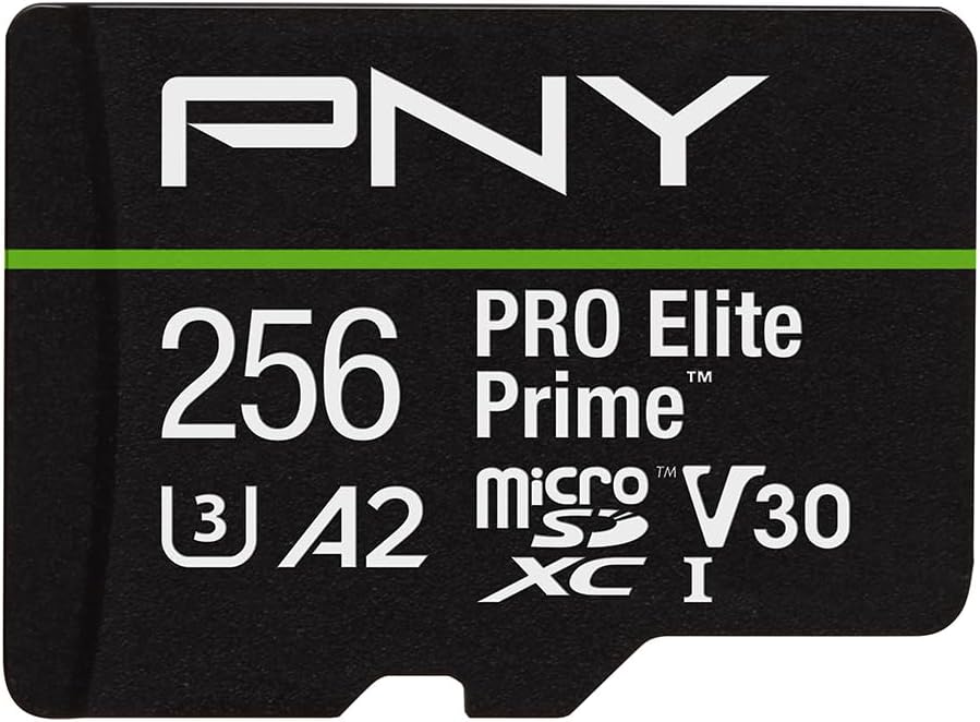 Tarjeta Micro SD PNY 256GB PRO Elite Prime microSDXC UHS-I V30