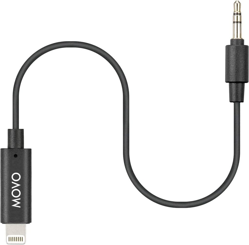 Adaptador iPhone iPad Lightning Plug Trs 3.5mm MOVO IMA-4