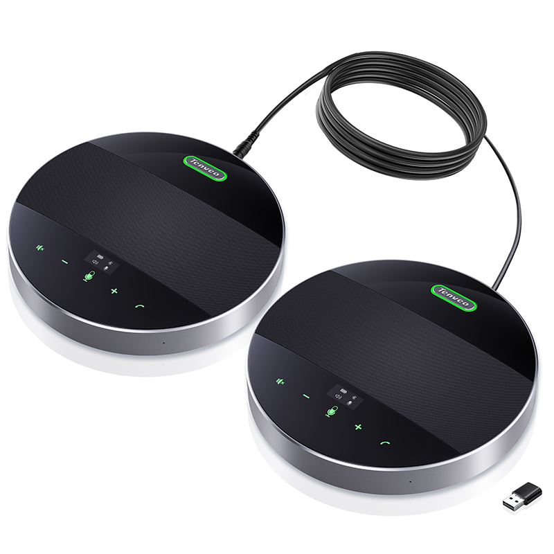 Micrófono Omnidireccional USB TEVO-M5B-EX Para Videoconferencia Dual