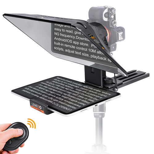Teleprompter LENSGO TC12 para Camaras