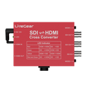 Convertidor LiveGear 3G-SDI / HDMI Cross Converter con placa bateria NPF