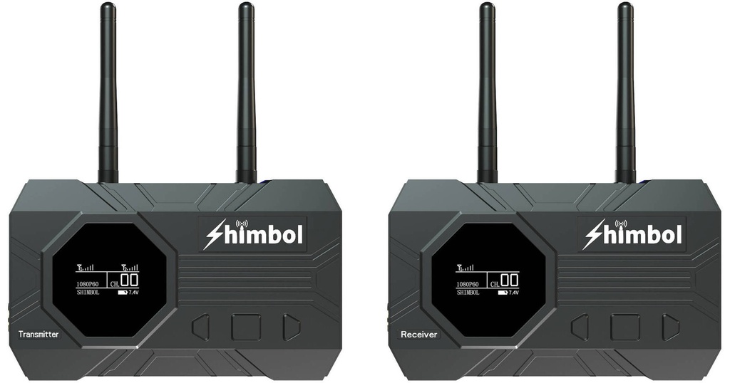 Transmisor de video Shimbol Z01000 SDI/HDMI 300 Mts 1080p