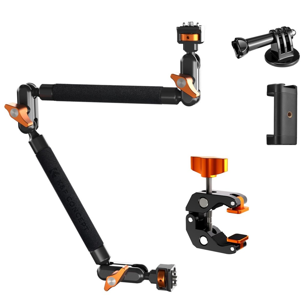 Brazo magico 22 Pulgadas con Pinza Cangrejo Clamp Smartphone GoPro KF31.201