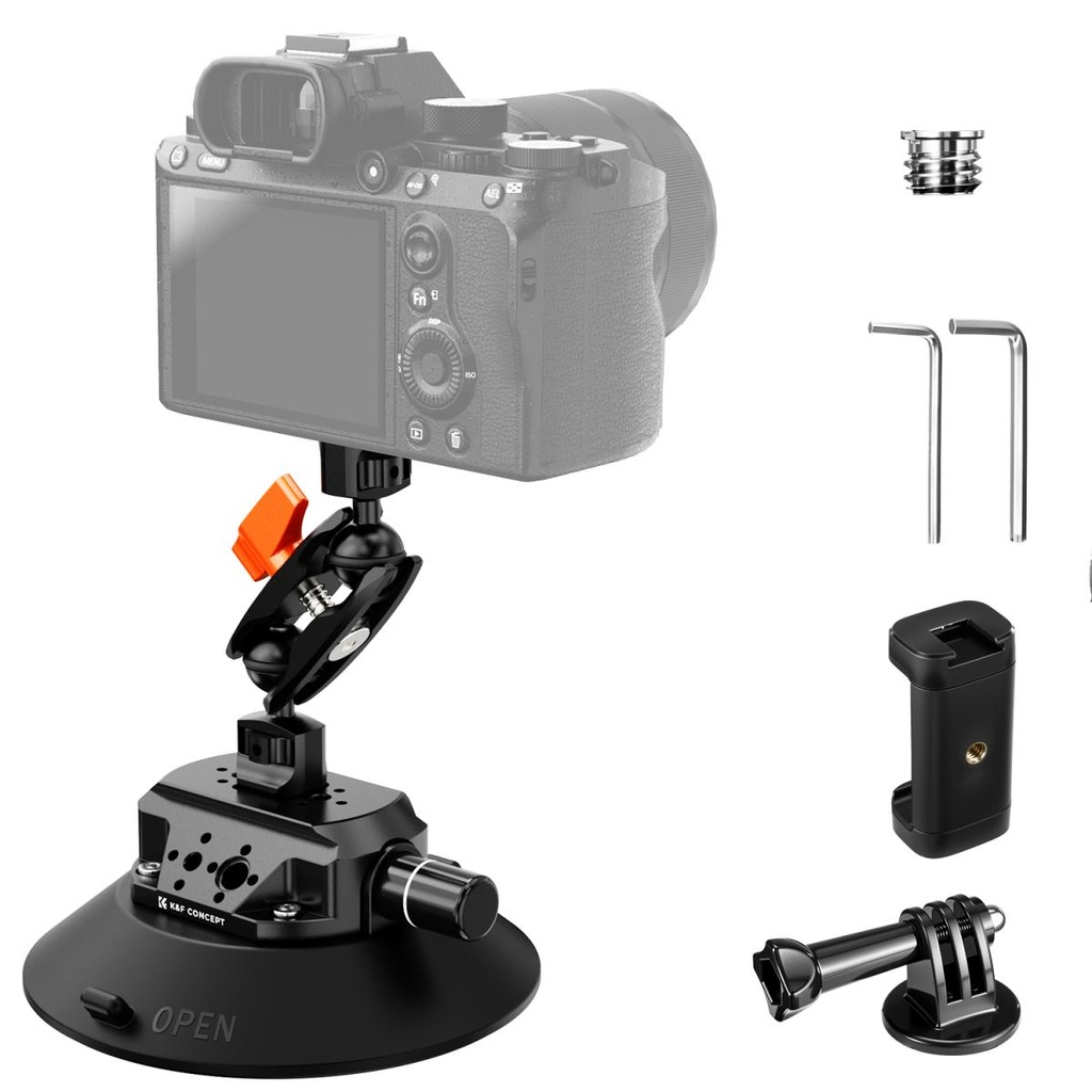 Soporte Ventosa 6 pulg Kf Concept MS46 Smartphone Camaras Y Mas KF31.136