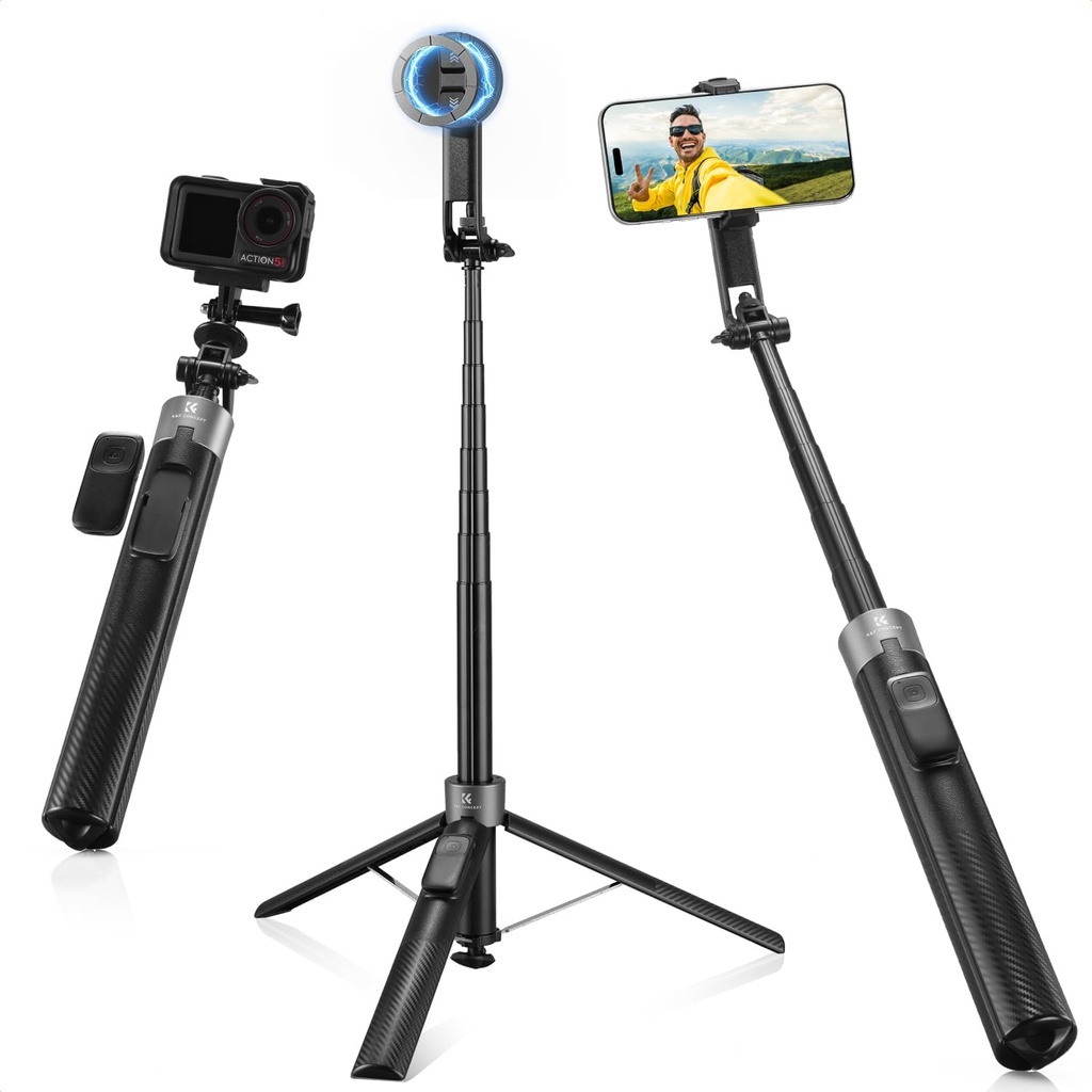 Tripode Selfie Stick 182 cm Magnetico K&F Concept KF15.0015
