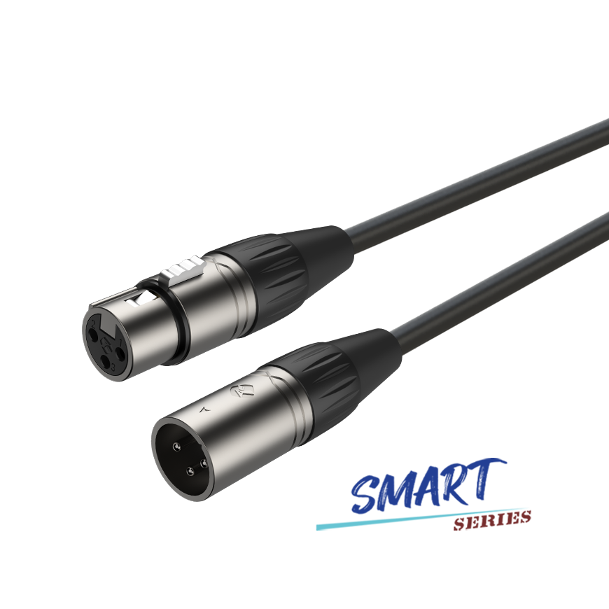 Cable XLR Macho Hembra ROXTONE SMART 2 Metros
