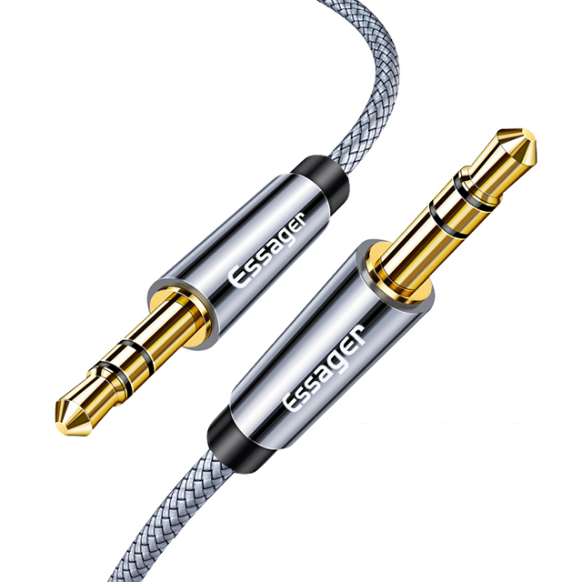 Cable Auxiliar 2 Mts Plug A Plug 3.5mm Estereo Mp3 Cornetas
