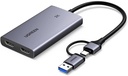 Capturadora de video UGREEN 2K HDMI a USB 3.0 HDMI Loop Out Video